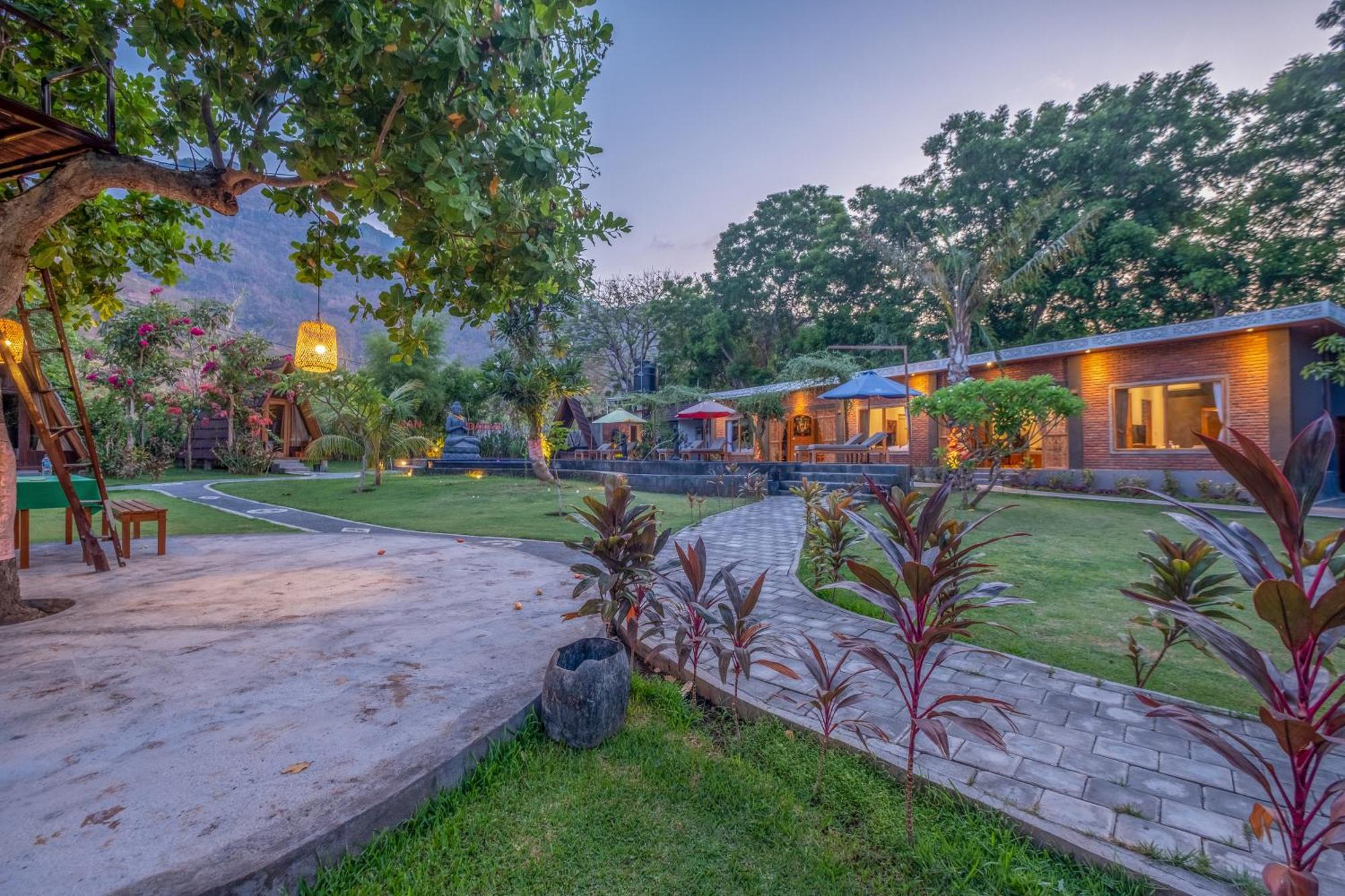 Hotel Taman Bidadari Eco Wellness Pemuteran Exterior foto