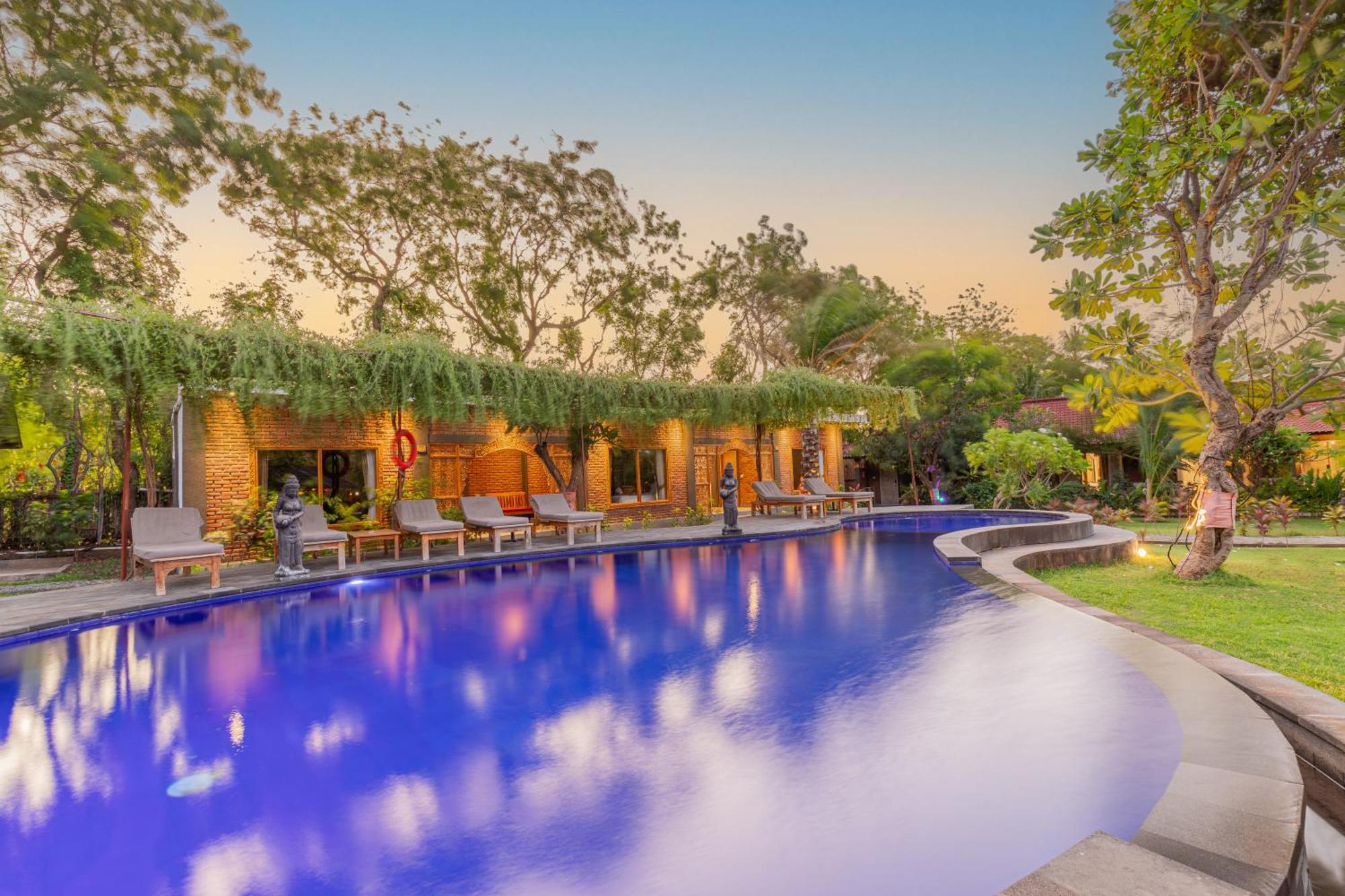 Hotel Taman Bidadari Eco Wellness Pemuteran Exterior foto